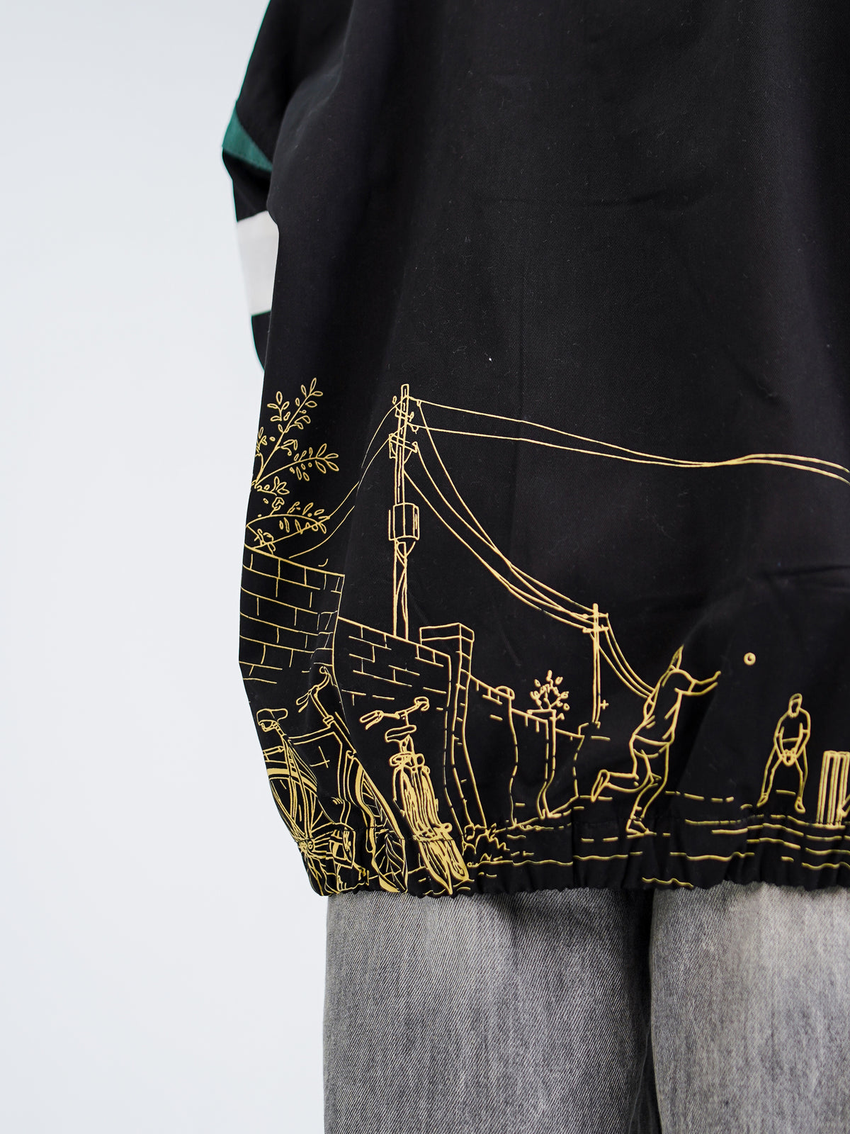 Cornered Tigers '92 jacket front and back — 1992 Pakistan World Cup tribute streetwear