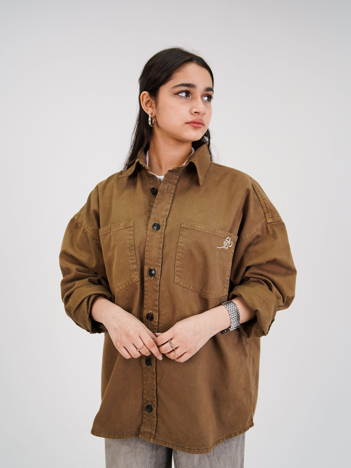 Beige Dusk Denim Shirt