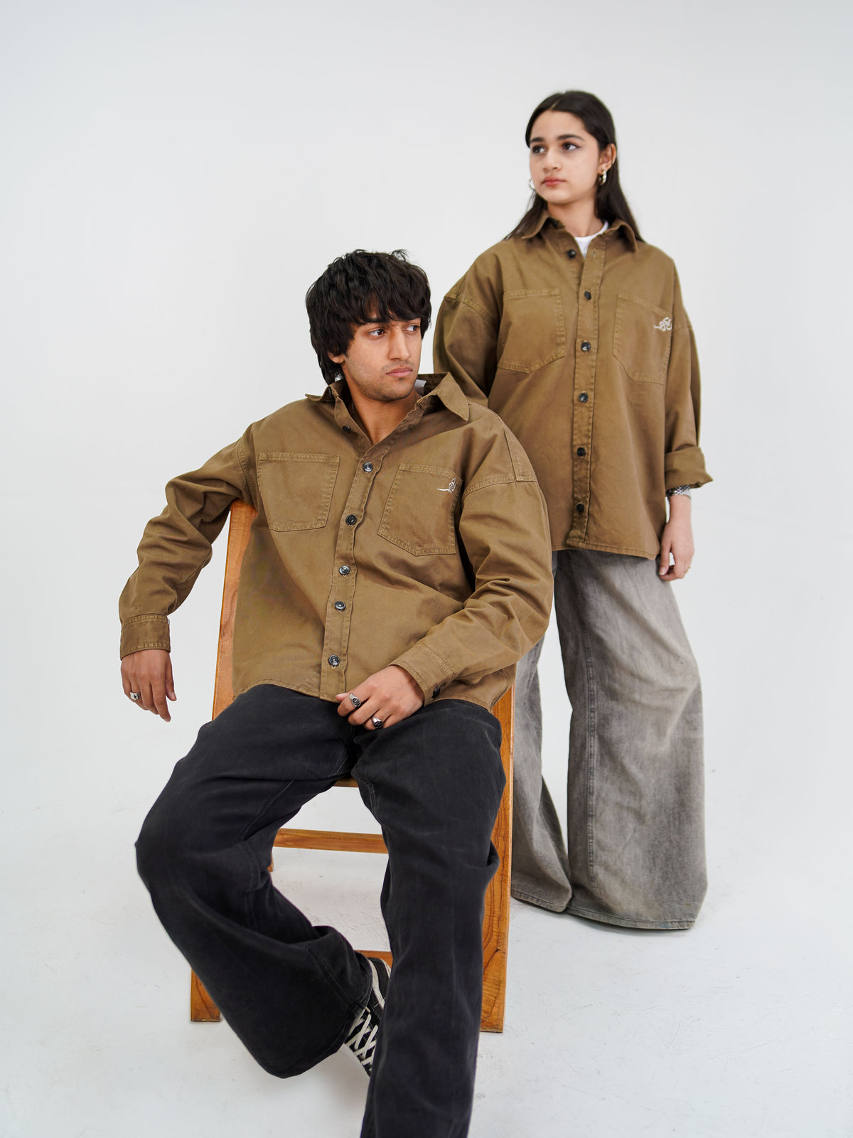 Beige Dusk Denim Shirt