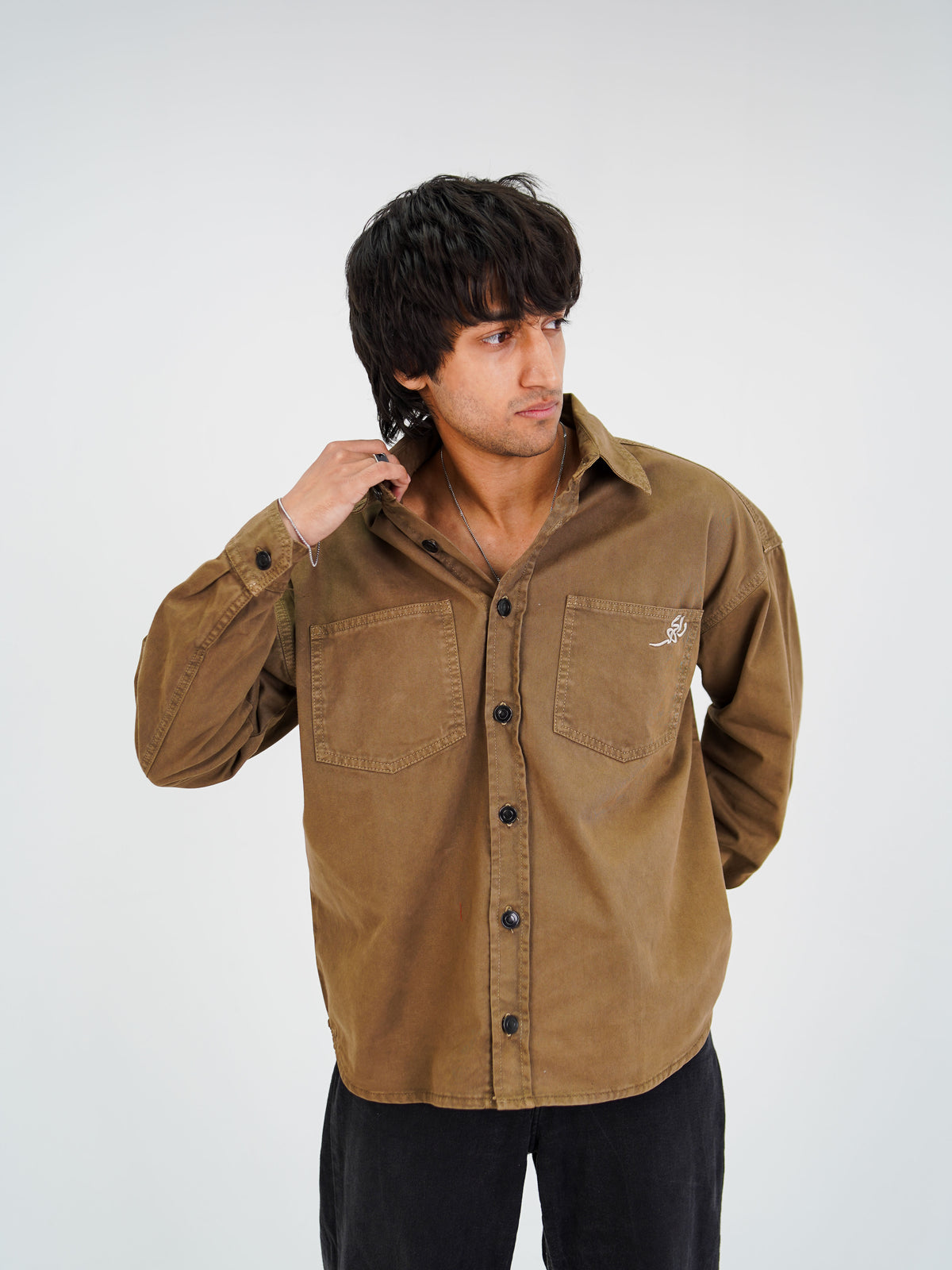 Beige Dusk Denim Shirt