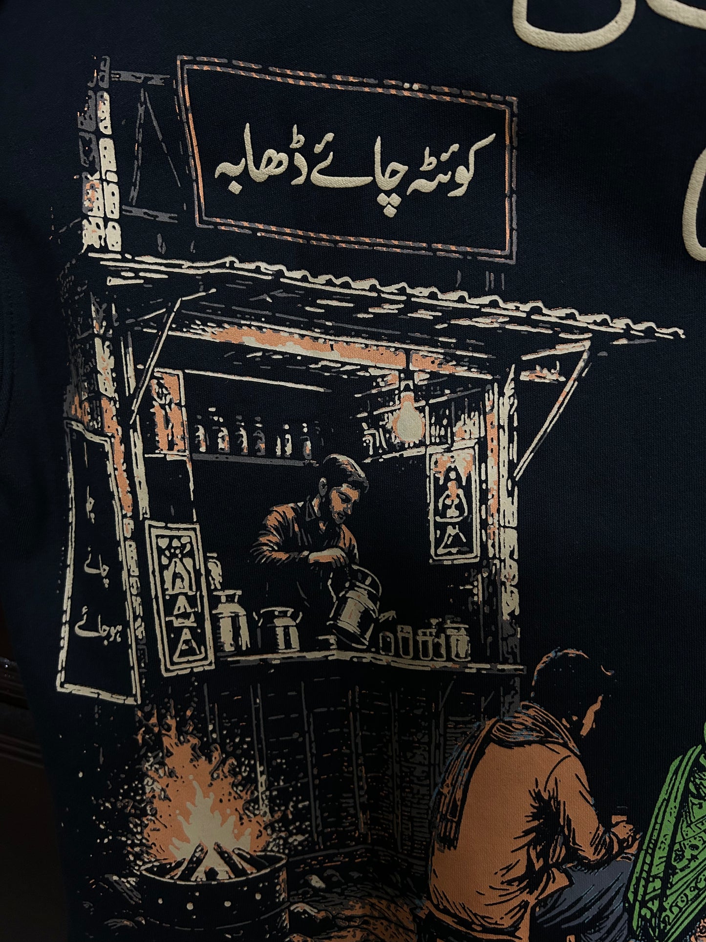Black Quetta Chai Co Hoodie